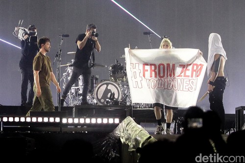 Konser Linkin Park From Zero World Tour Jakarta digelar Minggu (16/2/2025) di Stadion Madya, Gelora Bung Karno (GBK), Jakarta Pusat.
