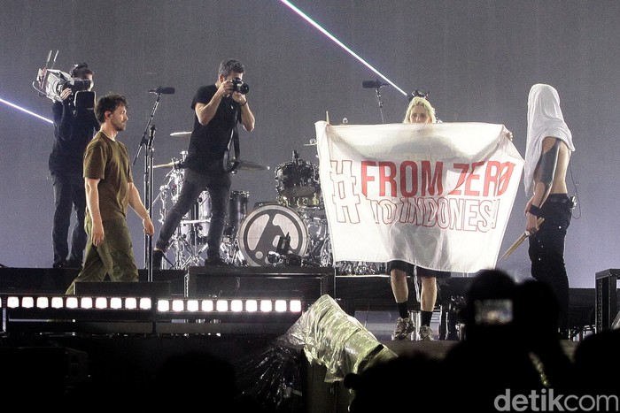 Konser Linkin Park From Zero World Tour Jakarta digelar Minggu (16/2/2025) di Stadion Madya, Gelora Bung Karno (GBK), Jakarta Pusat.
