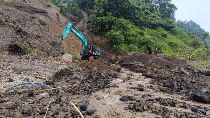 Lokasi tambang pasir longsor di Blitar
