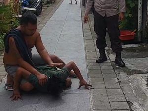 Pelaku KDRT Kesurupan Buaya Saat Hendak Ditangkap Polisi