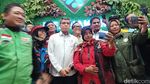 Momen Menaker dan Wamen Duduk Bareng Driver Ojol Bahas THR
