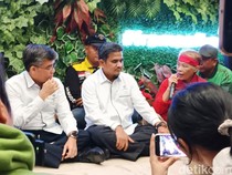 Momen Menaker dan Wamen Duduk Bareng Driver Ojol Bahas THR