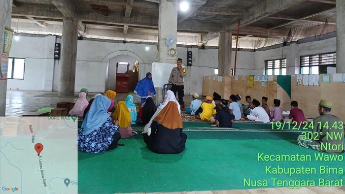 Pengabdian Aipda Jurahman di Desa Ndori, Bima, Nusa Tenggaran Barat (NTB)