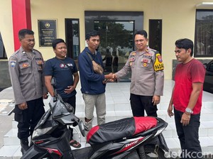 Polisi Kembalikan Motor Curian yang Digondol Maling hingga ke Bangkalan
