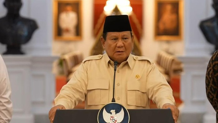 Presiden Prabowo Subianto (dok. YouTube Setpres)