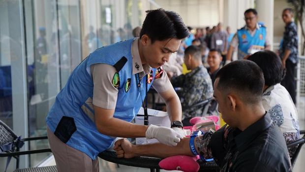 Proses seleksi penerimaan SIPSS Tahun Anggaran 2025, Senin (17/2/2025).