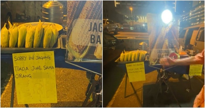 Rasis! Penjual Jagung Bakar Ini Tolak Pembeli Orang India
