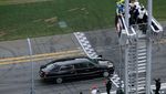Saat Mobil Kepresidenan Donald Trump Ngebut di Lintasan Balap NASCAR