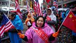 Semarak Perayaan Tahun Ular di Chinatown New York