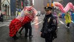 Semarak Perayaan Tahun Ular di Chinatown New York