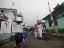 Umat Antar Beragama Gelar Sadranan di Lereng Merbabu