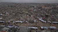 Jutaan warga Gaza kembali ke rumah mereka sejak kesepakatan gencatan senjata antara Hamas dan militer Israel.  
