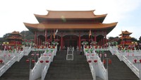 Wihara Tri Dharma Sui Kheu Thai Pak Kung yang berada di Jalan Raya Kulor di Kota Singkawang, Kalimantan Barat, Minggu (16/2/2025). 