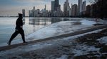 Cuaca Ekstrem, Tepi Danau Michigan Membeku