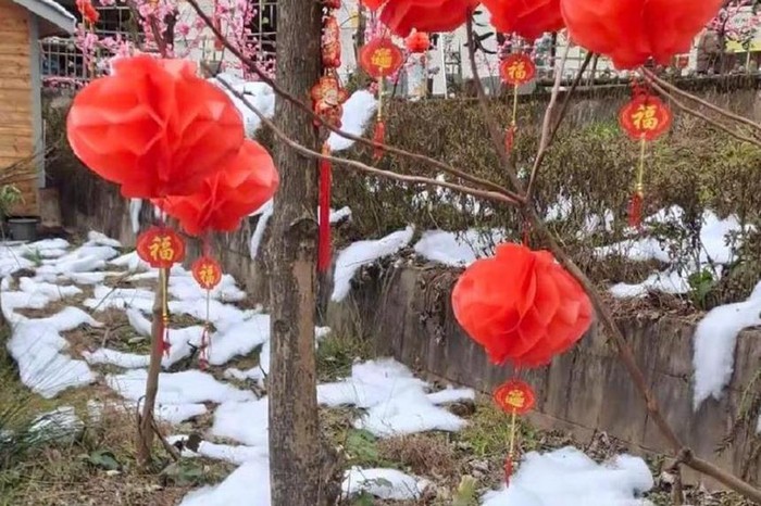 Desa wisata China pakai salju palsu