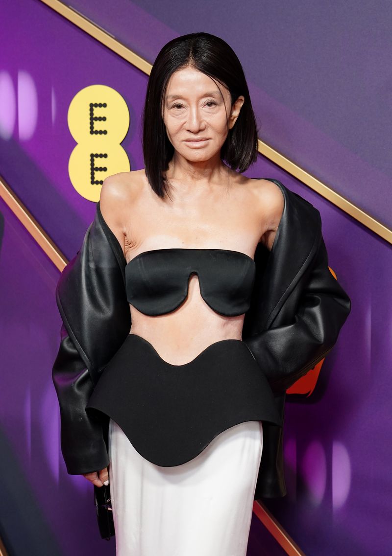 Vera Wang attending the 78th British Academy Film Awards, at the Royal Festival Hall, Southbank Centre, London. Picture date: Sunday February 16, 2025. (Photo by Ian West/PA Images via Getty Images)