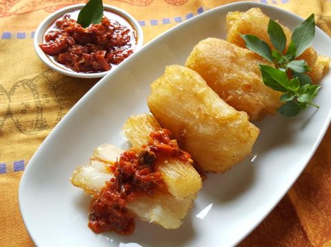 Ini Tips Mudah Bikon Singkong Goreng  Merekah dan Lembut