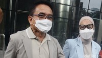 Candaan Irwandi lantas direspon oleh Steffy. Dia menjelaskan bahwa kedatangan Irwandi bersamanya ke KPK hari ini sekadar untuk bersilaturahmi.