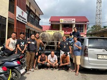 Pencuri Kerbau di Merangin Diringkus Saat Melintas Depan Kantor Polisi