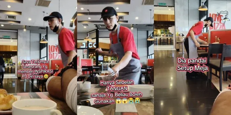 Kerja Keras Pelayan Berkebutuhan Khusus Jadi Sorotan Netizen