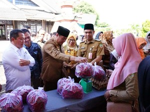 TPID Bengkulu Gelar Pasar Murah, Cabai-Bawang Merah Ludes Diburu Warga