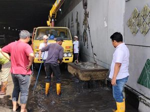 Tergenang Imbas Hujan, Underpass Kentungan Sleman Hanya Dibuka 1 Lajur