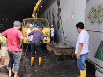 Tergenang Imbas Hujan, Underpass Kentungan Sleman Hanya Dibuka 1 Lajur