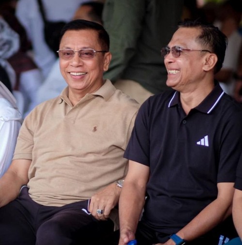 Wali Kota dan Wakil Wali Kota, Aji Man-Aba Feri mengikuti gladi pelantikan di Monumen Nasional, Selasa, (18/2/2025). (Istimewa)