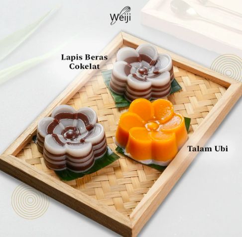Weiji tawarkan hingga 100 jenis jajanan pasar.