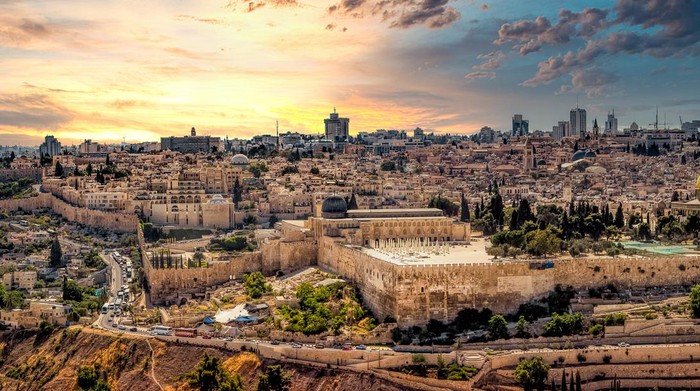 Overlooking Jerusalem from the Mount of Olives