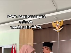 Viral Kisah Pria 66 Tahun Menikah dengan Wanita 44 Tahun di Tasikmalaya
