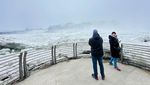Cuaca Dingin Ekstrem Bikin Sungai Niagara Membeku
