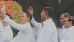 Gladi Bersih, Kepala Daerah Terpilih Hujan-hujanan di Monas