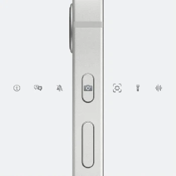 Dengan Action Button bisa jadi jalur cepat ke fitur favorit . Dengan menekan, kita dapat menggunakan kecerdasan visual, menelepon sahabat, meluncurkan aplikasi favorit, dan banyak lagi. Foto: Apple