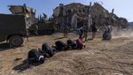 Israel Mundur dari Desa-desa di Lebanon, Warga Sujud Syukur Pulang ke Rumah