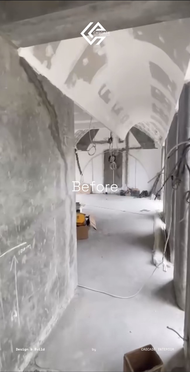 Bagian lorong kamar tidur Jessica dan Vincent sebelum direnovasi. Foto: Instagram/@inijedar