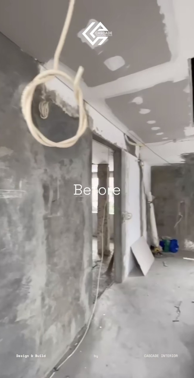 Penampakan walk in closet di dalam kamar Vincent dan Jedar sebelum selesai direnovasi. Foto: Instagram/@inijedar