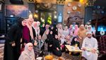 Keseruan Mulan Jameela Makan Bareng Sahabat dan Teman Kajian