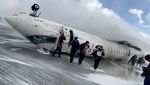 Momen Penyelamatan Seluruh Penumpang Delta Air yang Terbalik di Kanada