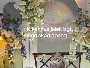 Viral Pengantin Diejek Nikah Cuma Akad Tanpa Resepsi, Beri Balasan Menohok