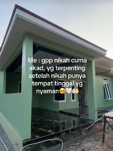 Pengantin ini mengungkapkan alasannya untuk tidak menggelar resepsi pernikahan, demi bisa membangun rumah sendiri