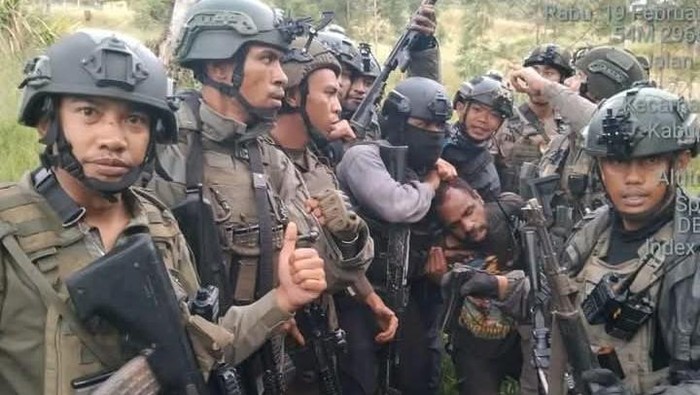 Pimpinan KKB Yalimo, Aske Mabel ditangkap Satgas Operasi Damai Cartenz.