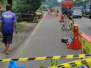 Hati-hati! Plengsengan Jalan Nasional Lawang Longsor