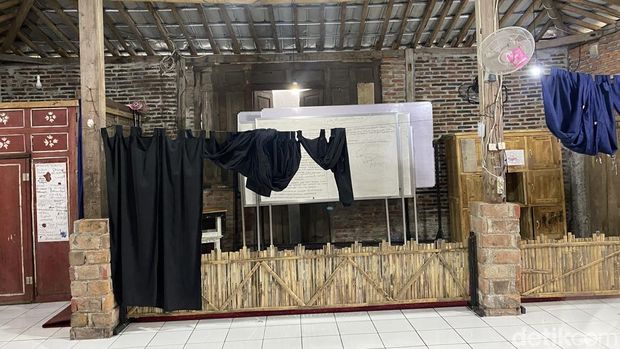 Kondisi Ponpes Jamhariyah, Umbulmartani, Ngemplak, Sleman, Rabu (19/2/2025).