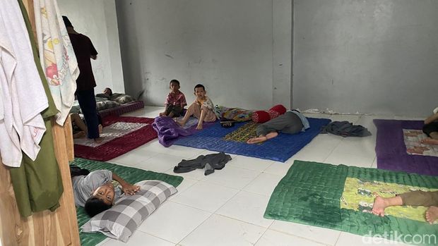 Kondisi Ponpes Jamhariyah, Umbulmartani, Ngemplak, Sleman, Rabu (19/2/2025).