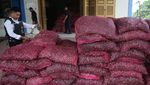 Potret 45 Ton Bawang Merah Ilegal asal Thailand