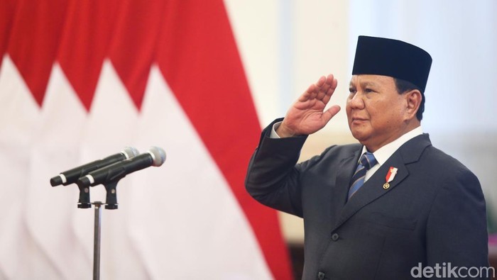 Presiden Prabowo Subianto Melantik Sejumlah Menteri Hingga Kepala Badan Dalam Kabinet Merah Putih Di Istana Negara, Jakarta Pada Rabu (19/2/2025). Guru Besar Itb Brian Yuliarto Resmi Dilantik Menjadi Menteri Pendidikan Tinggi, Sains, Dan Teknologi (Mendiktisaintek).