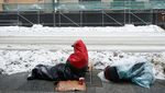 Potret Toronto Diselimuti Salju Tebal