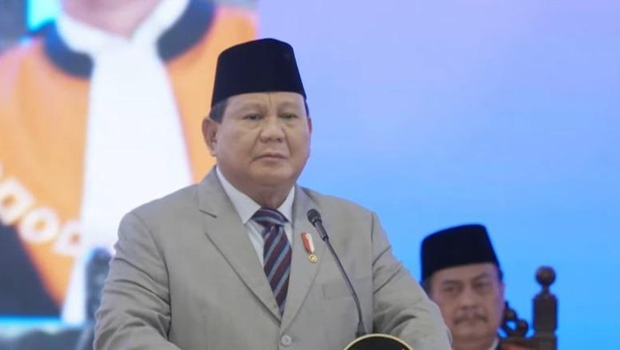 Presiden Prabowo Subianto (dok. YouTube Setpres)