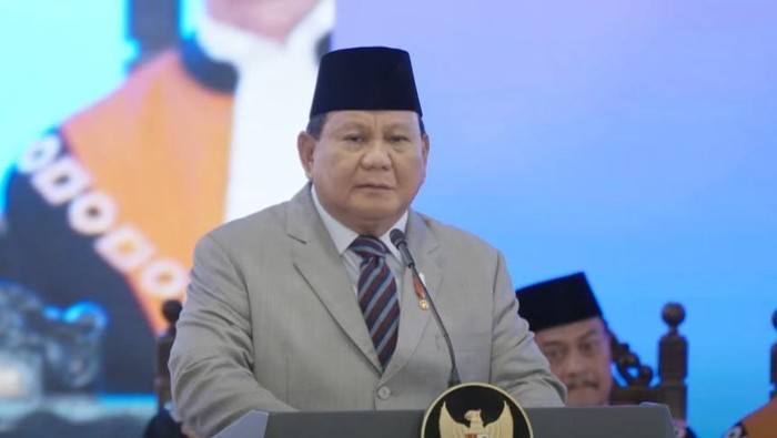 Presiden Prabowo Subianto (dok. YouTube Setpres)